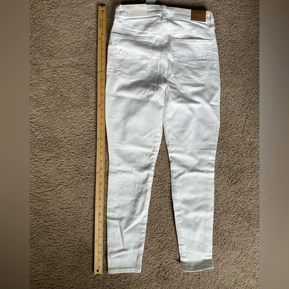 American Eagle Outfitters White Women's Jeggings - Picture 4 of 6